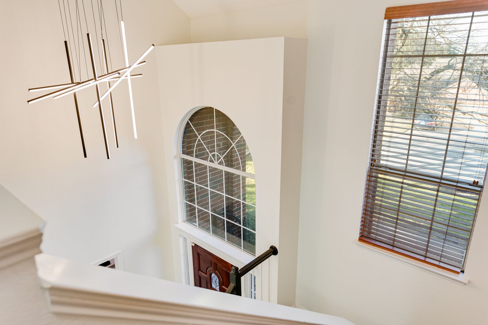 Stairwell chandelier