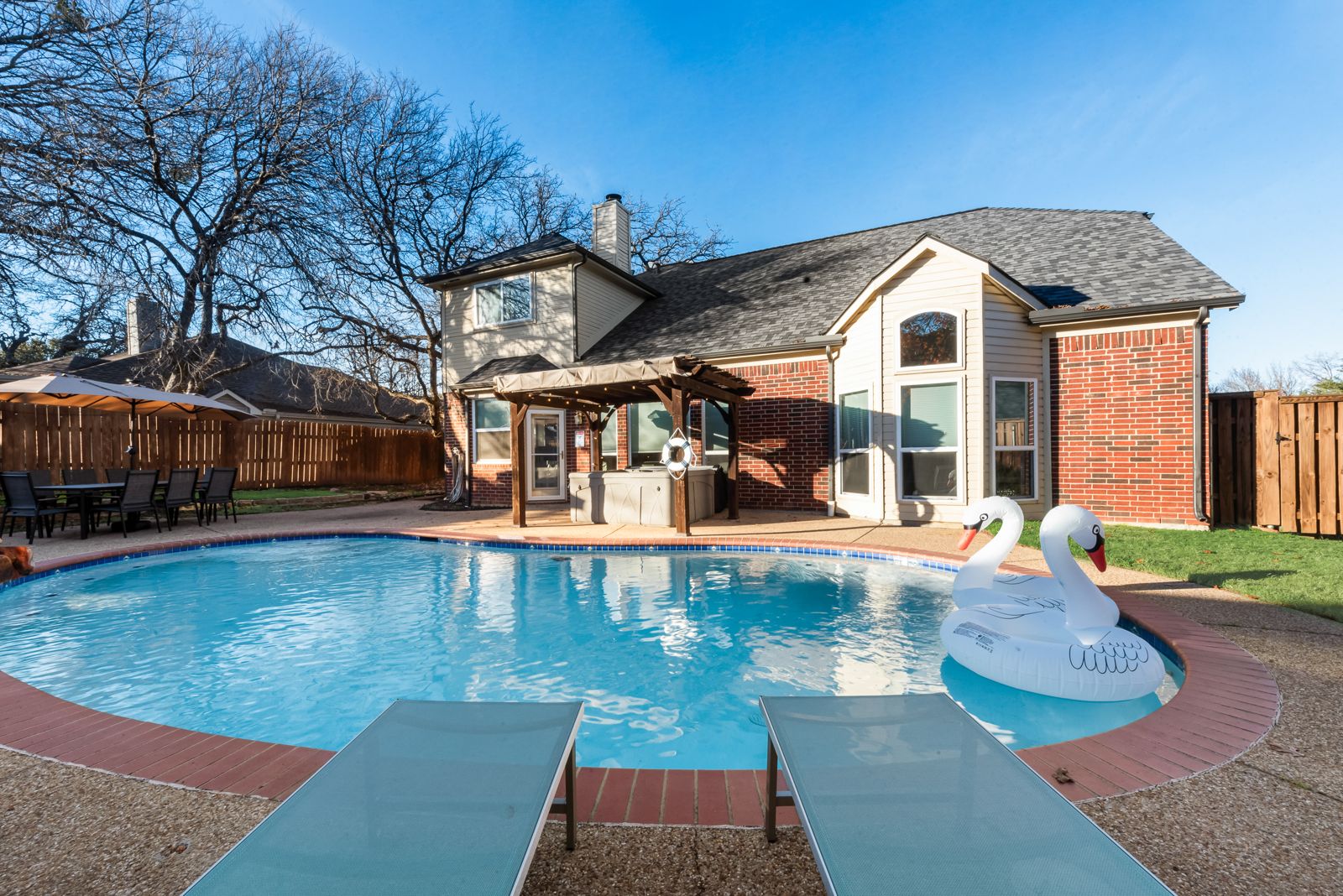 The Story House with its private pool and pergola